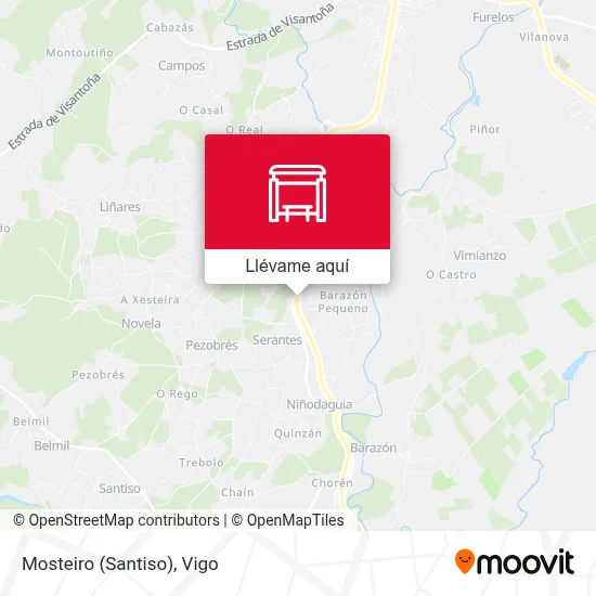 Mapa Mosteiro (Santiso)