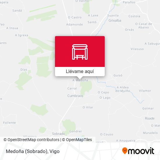 Mapa Medoña (Sobrado)
