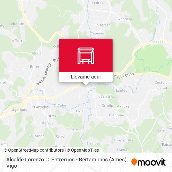 Mapa Alcalde Lorenzo C. Entrerríos - Bertamiráns (Ames)