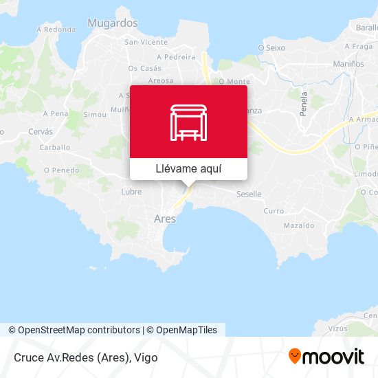Mapa Cruce Av.Redes (Ares)