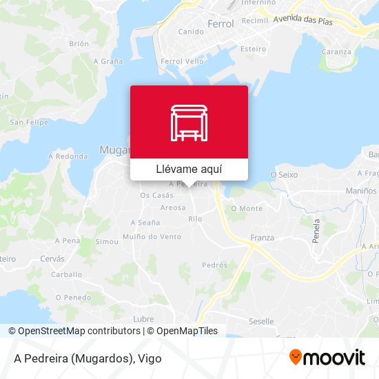 Mapa A Pedreira (Mugardos)