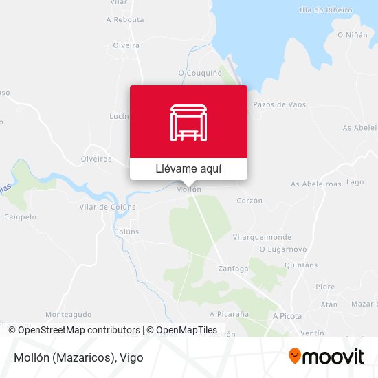 Mapa Mollón (Mazaricos)