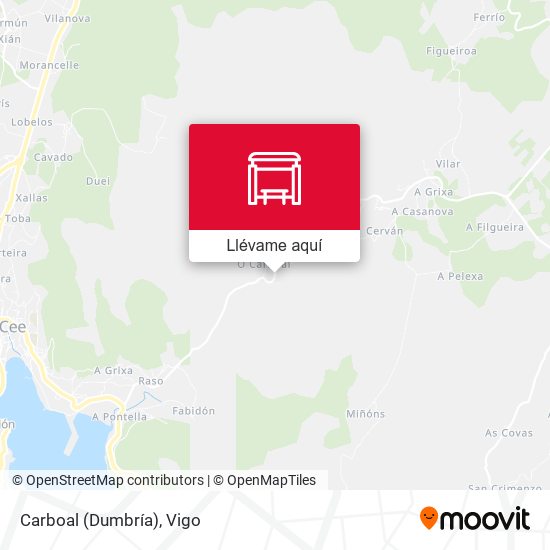 Mapa Carboal (Dumbría)