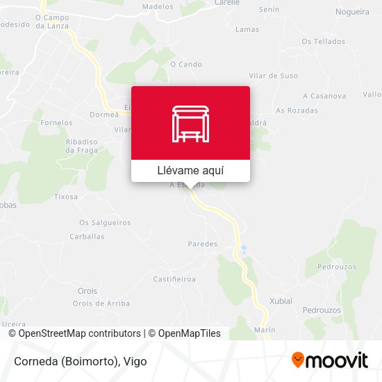 Mapa Corneda (Boimorto)