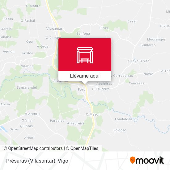 Mapa Présaras (Vilasantar)