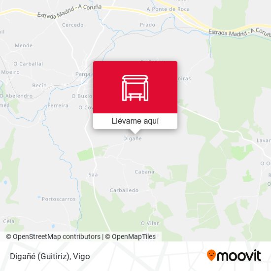 Mapa Digañé (Guitiriz)