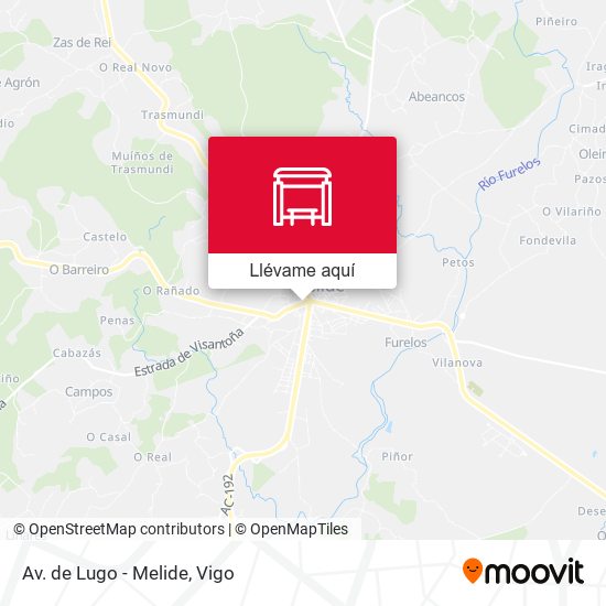 Mapa Av. de Lugo - Melide