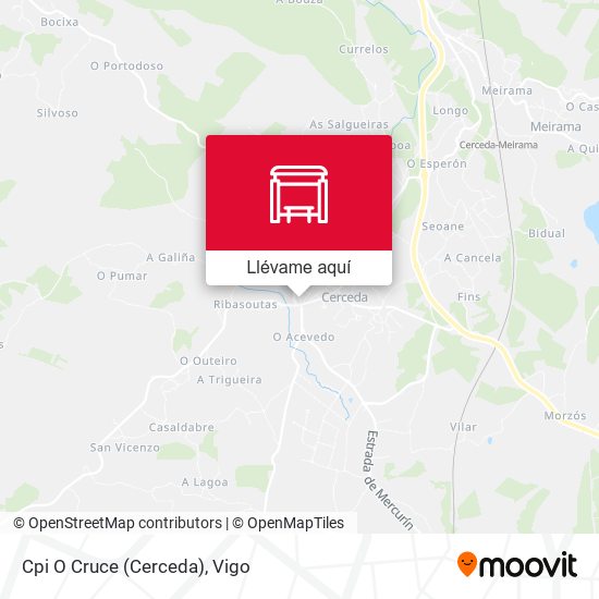 Mapa Cpi O Cruce (Cerceda)