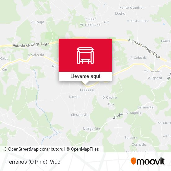 Mapa Ferreiros (O Pino)