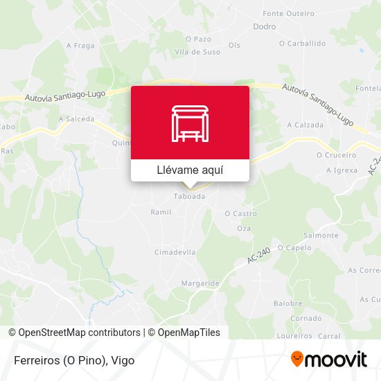 Mapa Ferreiros (O Pino)