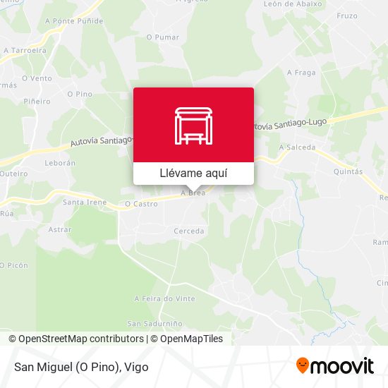 Mapa San Miguel (O Pino)