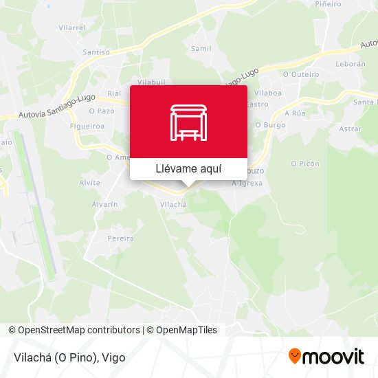 Mapa Vilachá (O Pino)
