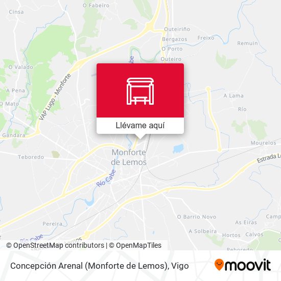 Mapa Concepción Arenal (Monforte de Lemos)