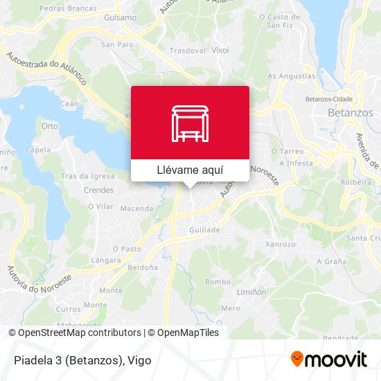 Mapa Piadela 3 (Betanzos)