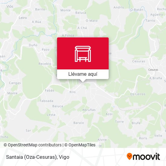 Mapa Santaia (Oza-Cesuras)