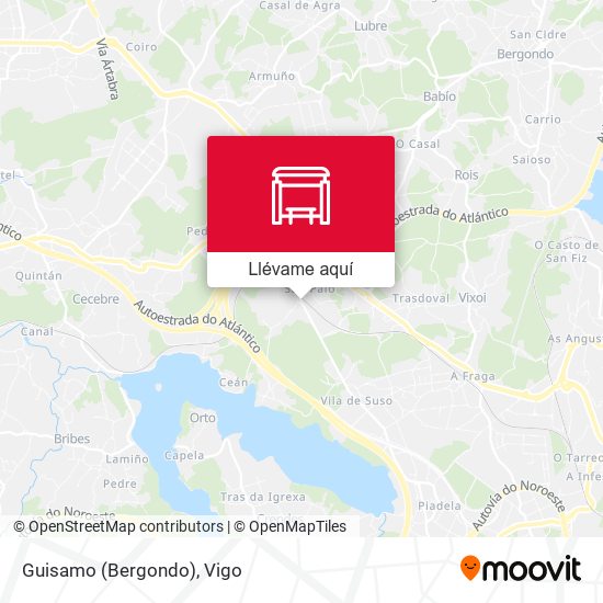 Mapa Guisamo (Bergondo)