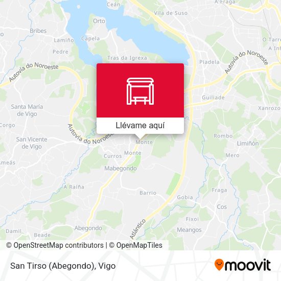 Mapa San Tirso (Abegondo)