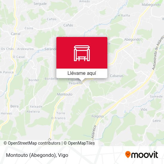 Mapa Montouto (Abegondo)
