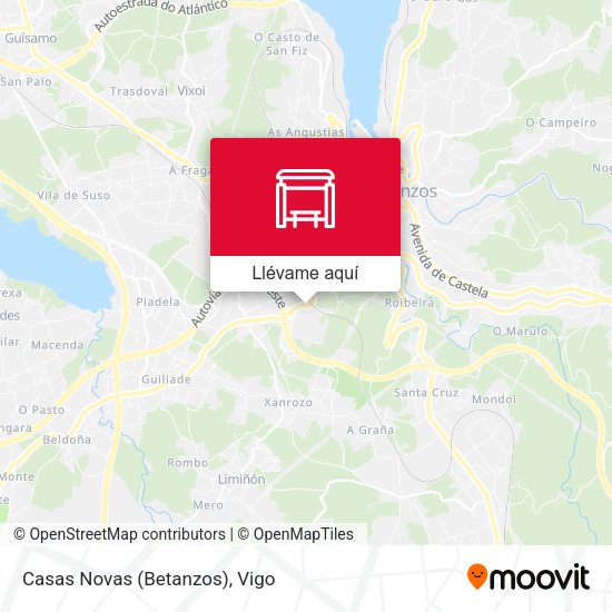 Mapa Casas Novas (Betanzos)