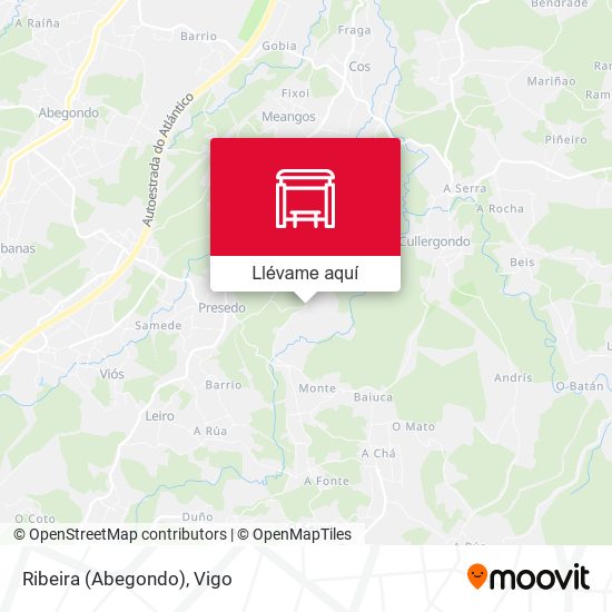 Mapa Ribeira (Abegondo)