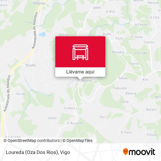 Mapa Loureda (Oza Dos Rios)