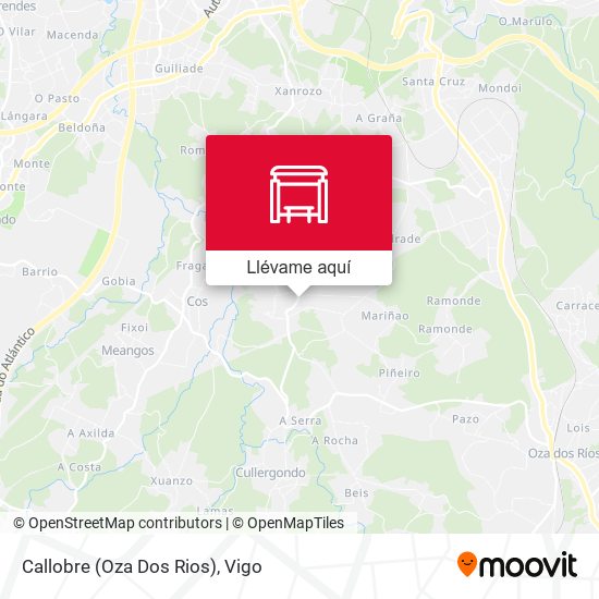 Mapa Callobre (Oza Dos Rios)