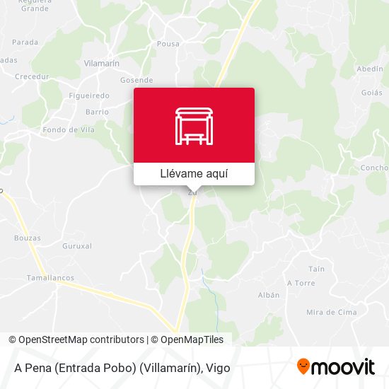 Mapa A Pena (Entrada Pobo) (Villamarín)