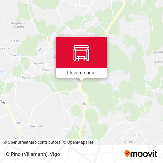 Mapa O Pino (Villamarín)
