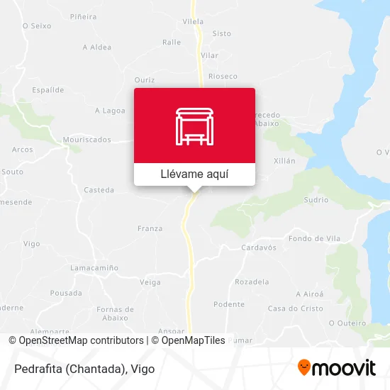 Mapa Pedrafita (Chantada)