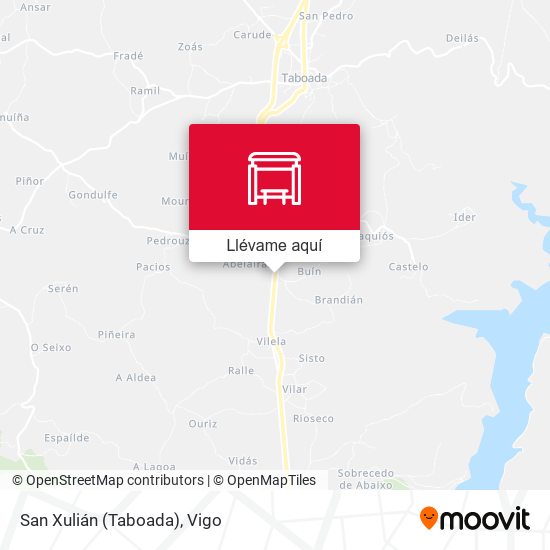 Mapa San Xulián (Taboada)