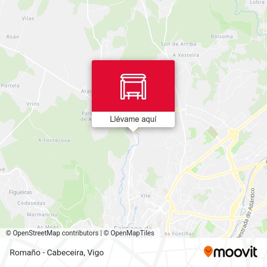Mapa Romaño - Cabeceira