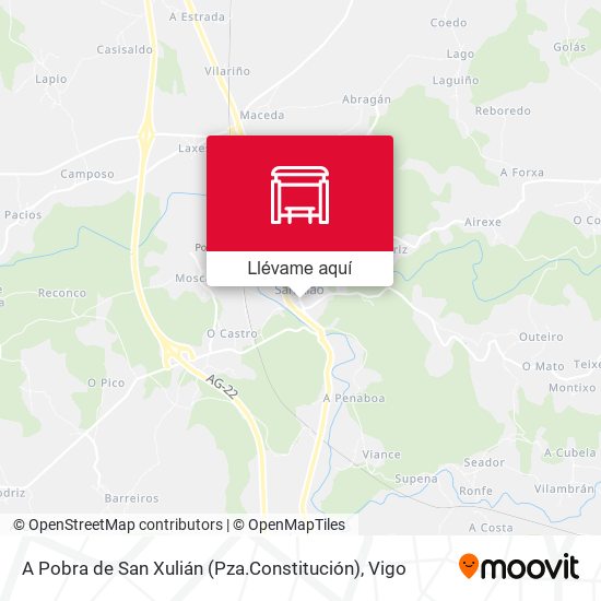 Mapa A Pobra de San Xulián (Pza.Constitución)
