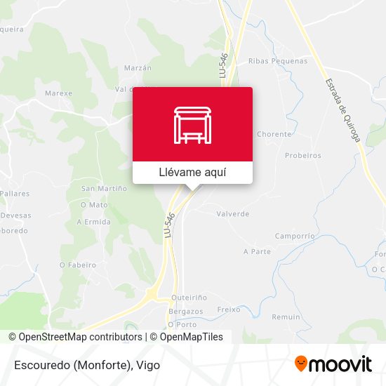Mapa Escouredo (Monforte)