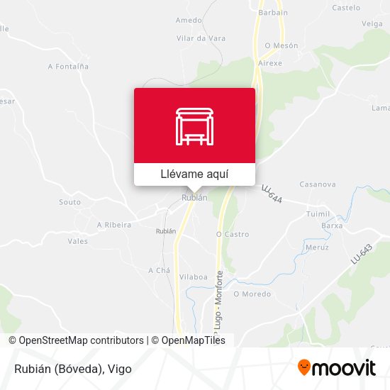 Mapa Rubián (Bóveda)