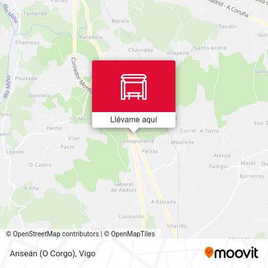 Mapa Anseán (O Corgo)
