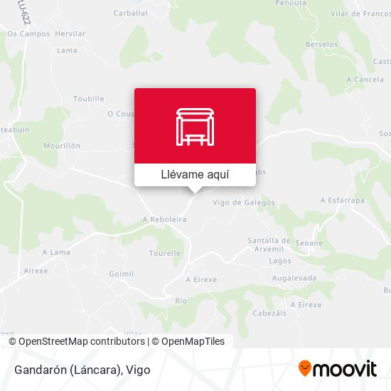 Mapa Gandarón (Láncara)