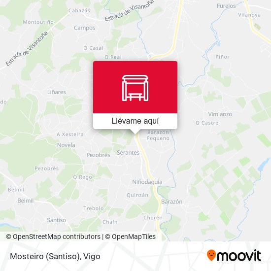 Mapa Mosteiro (Santiso)