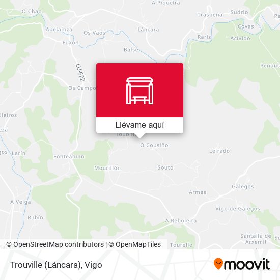 Mapa Trouville (Láncara)