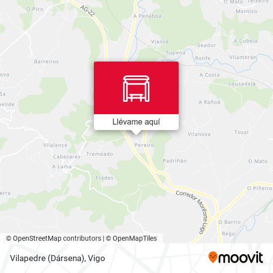Mapa Vilapedre (Dársena)