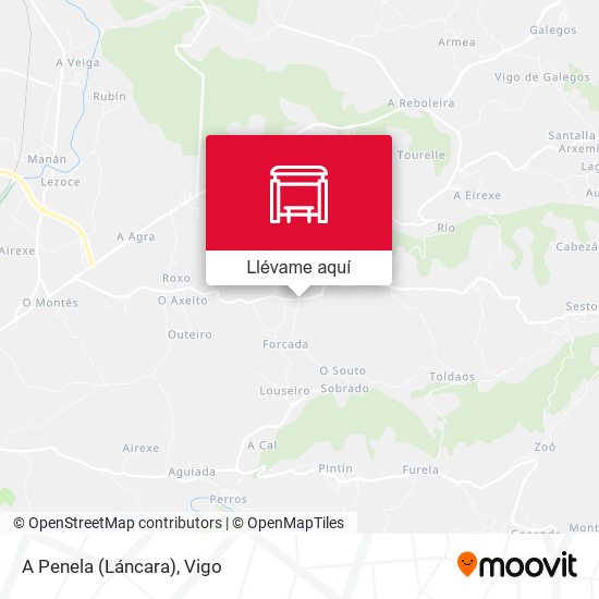 Mapa A Penela (Láncara)