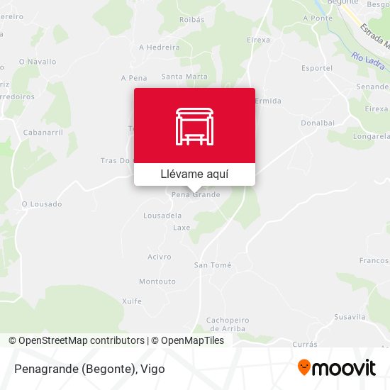 Mapa Penagrande (Begonte)