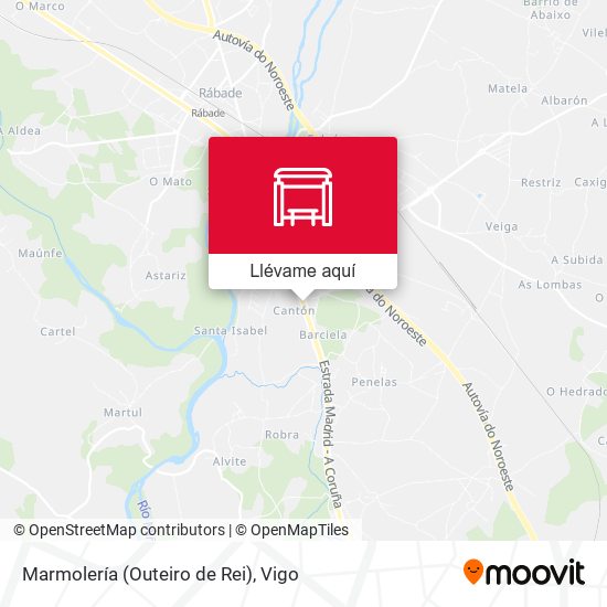 Mapa Marmolería (Outeiro de Rei)