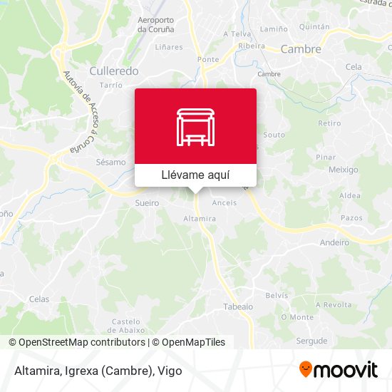 Mapa Altamira, Igrexa (Cambre)