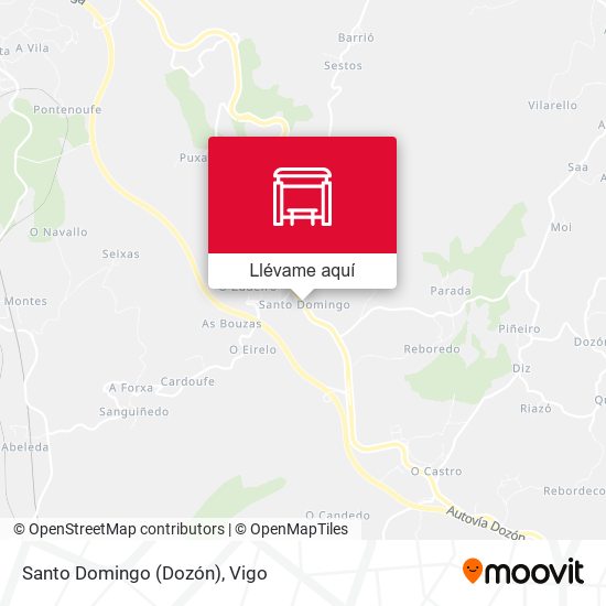Mapa Santo Domingo (Dozón)