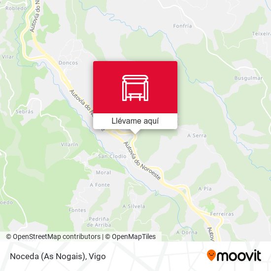 Mapa Noceda (As Nogais)