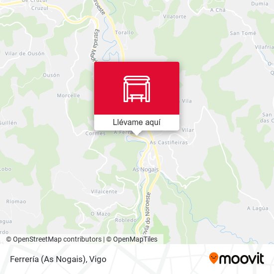 Mapa Ferrería (As Nogais)