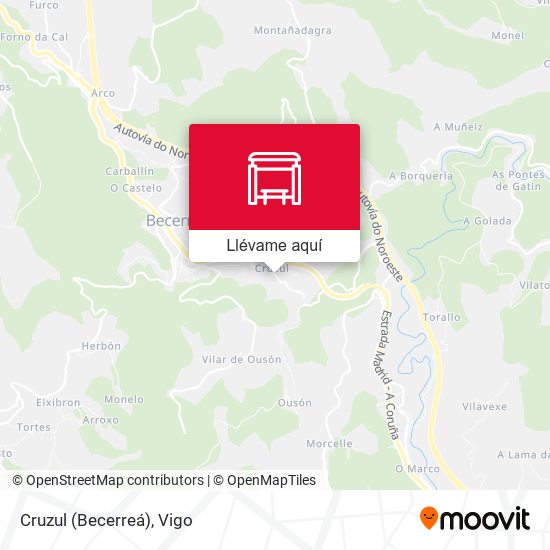Mapa Cruzul (Becerreá)
