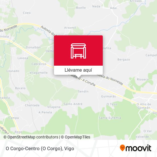 Mapa O Corgo-Centro
