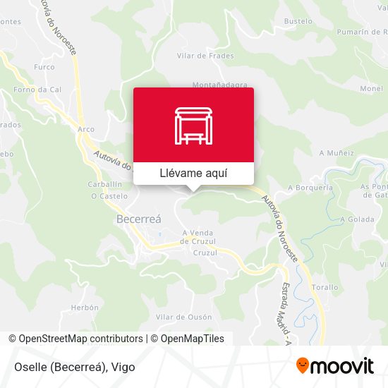 Mapa Oselle (Becerreá)