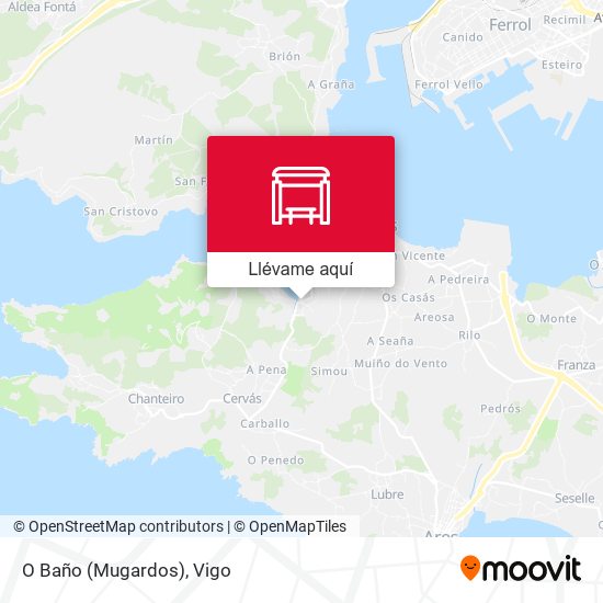 Mapa O Baño (Mugardos)